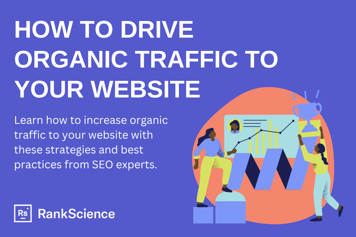 how to increase organic traffic blog graphic.